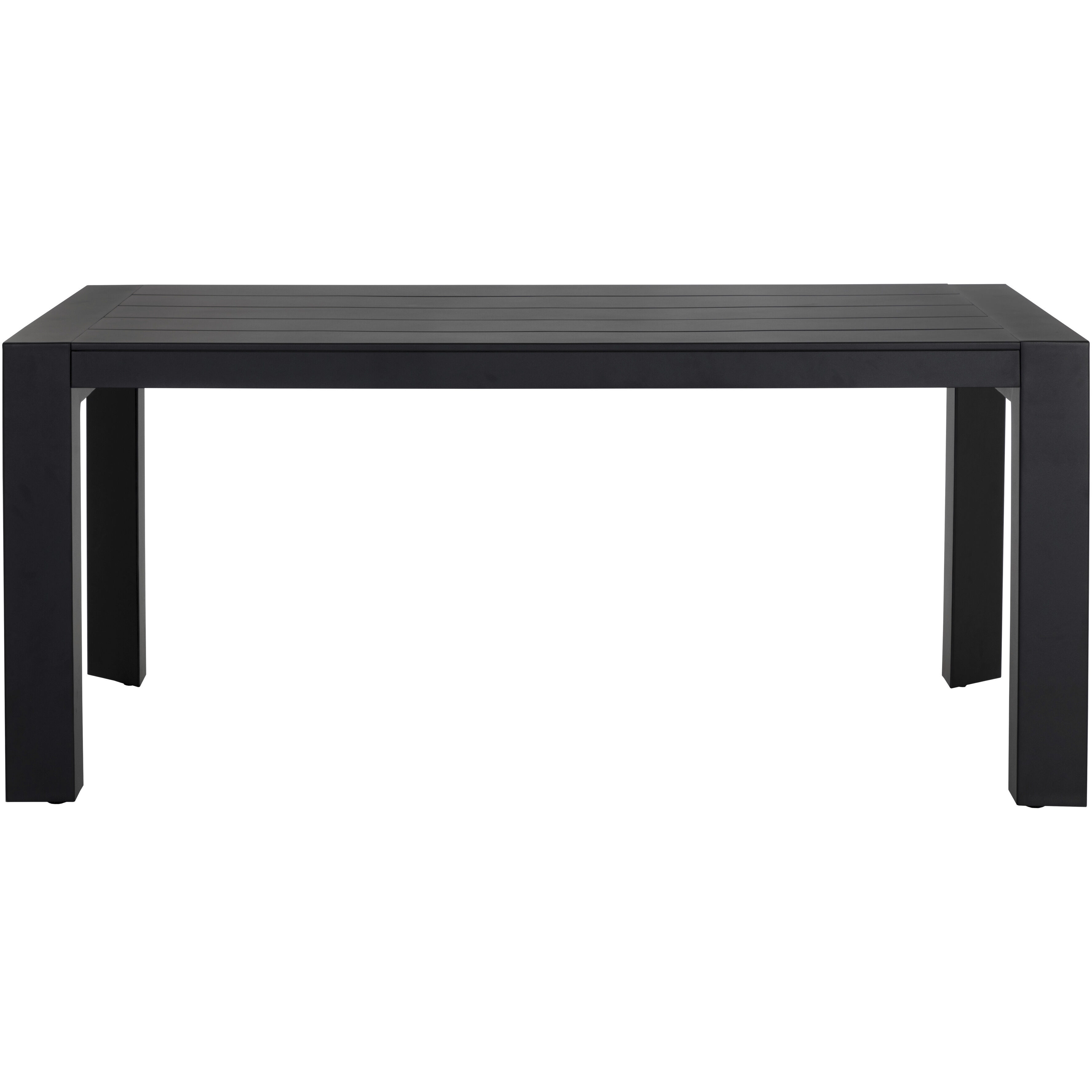 Merano 70 X 40 inch Black Outdoor Dining Table